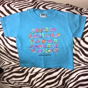Kid Tees by Stephen Joseph 4T Alphabet Gilroy Gardens damaged